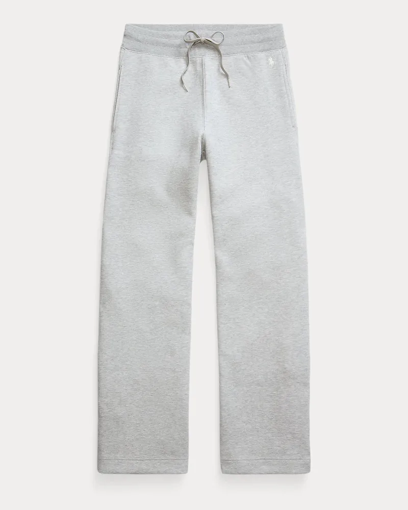 Ralph Lauren Doppellagige Jogginghose mit weitem Bein Grey