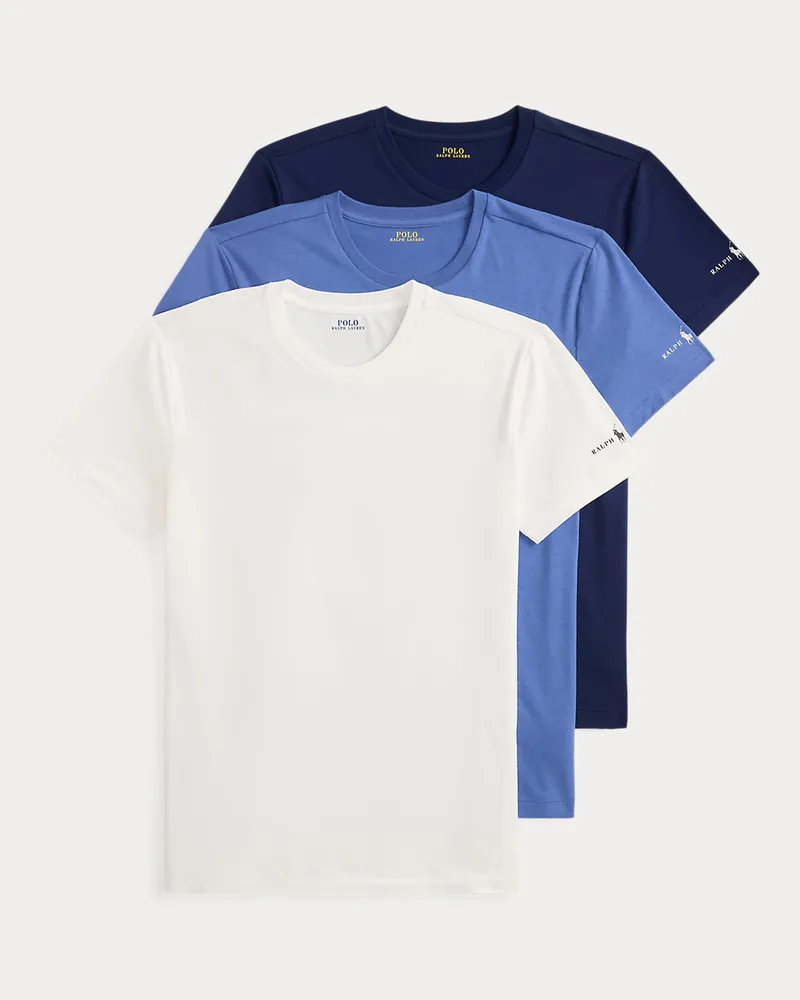 Ralph Lauren 3er-Pack Unterhemden mit Stretch Multi