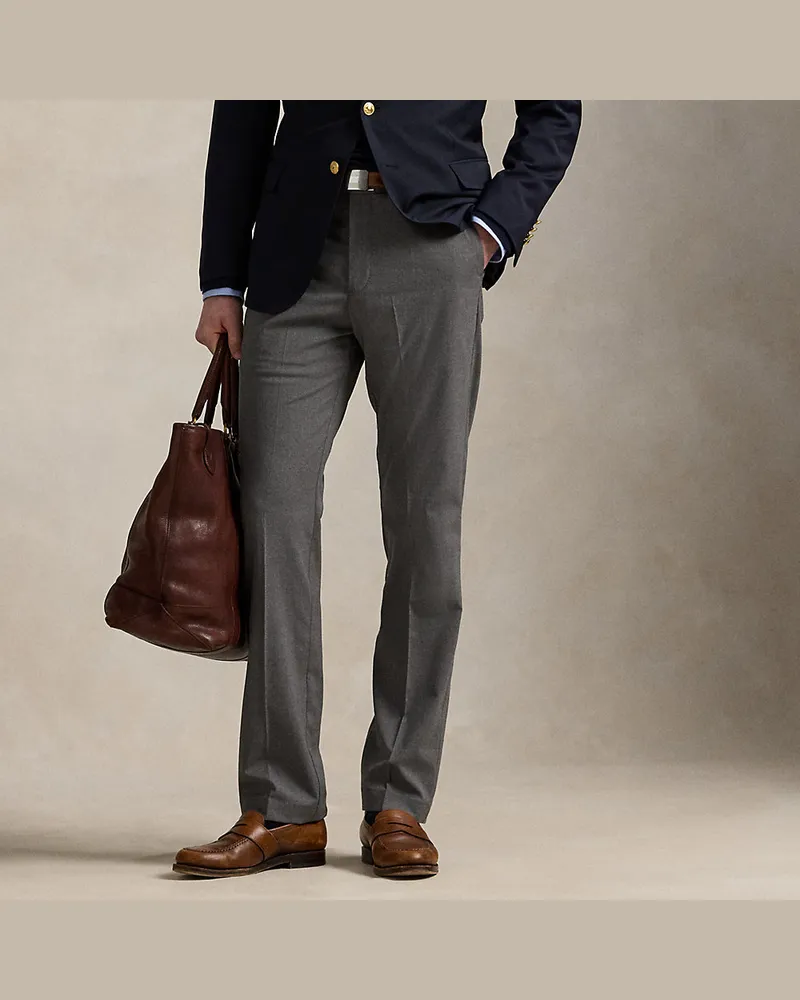Ralph Lauren Straight-Fit Stretchhose Manhasset Grey