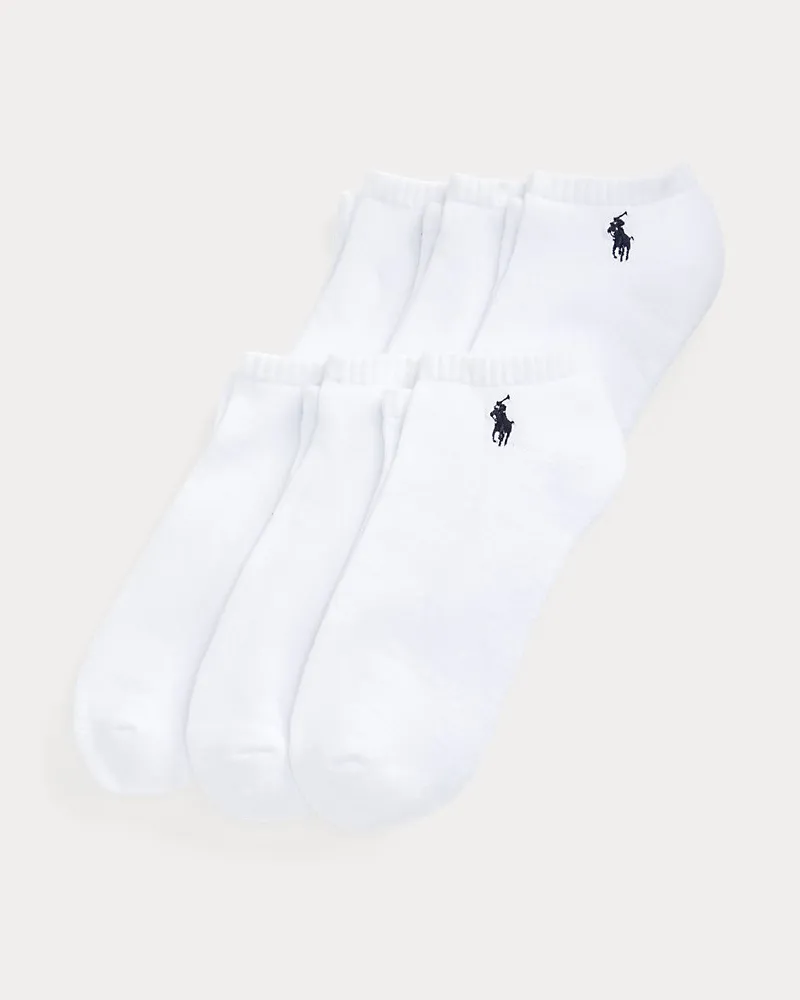 Ralph Lauren 6er-Pack gepolsterte Kurzsocken White