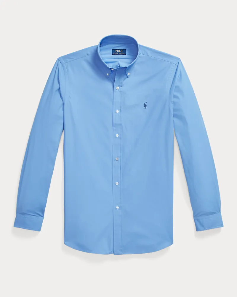 Ralph Lauren Classic-Fit Hemd aus Stretchpopeline Blue