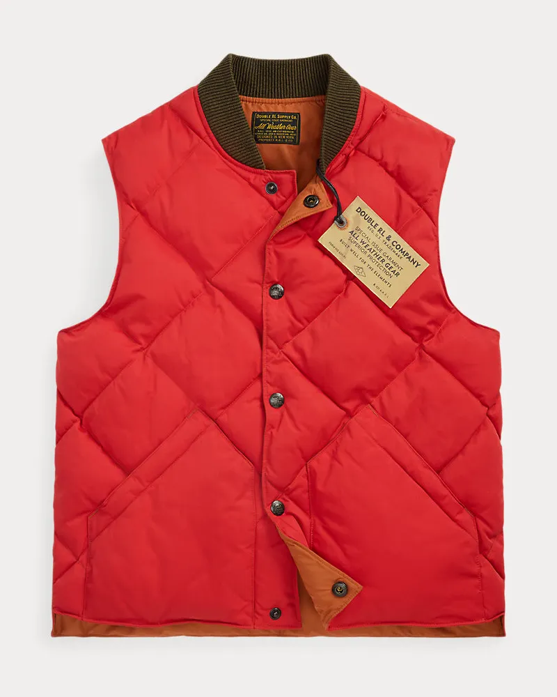 Ralph Lauren Steppweste Orange