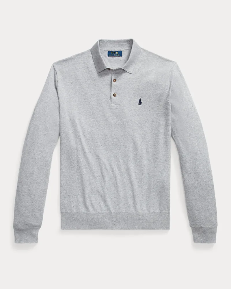 Ralph Lauren Polo-Pullover aus Baumwolle Grey
