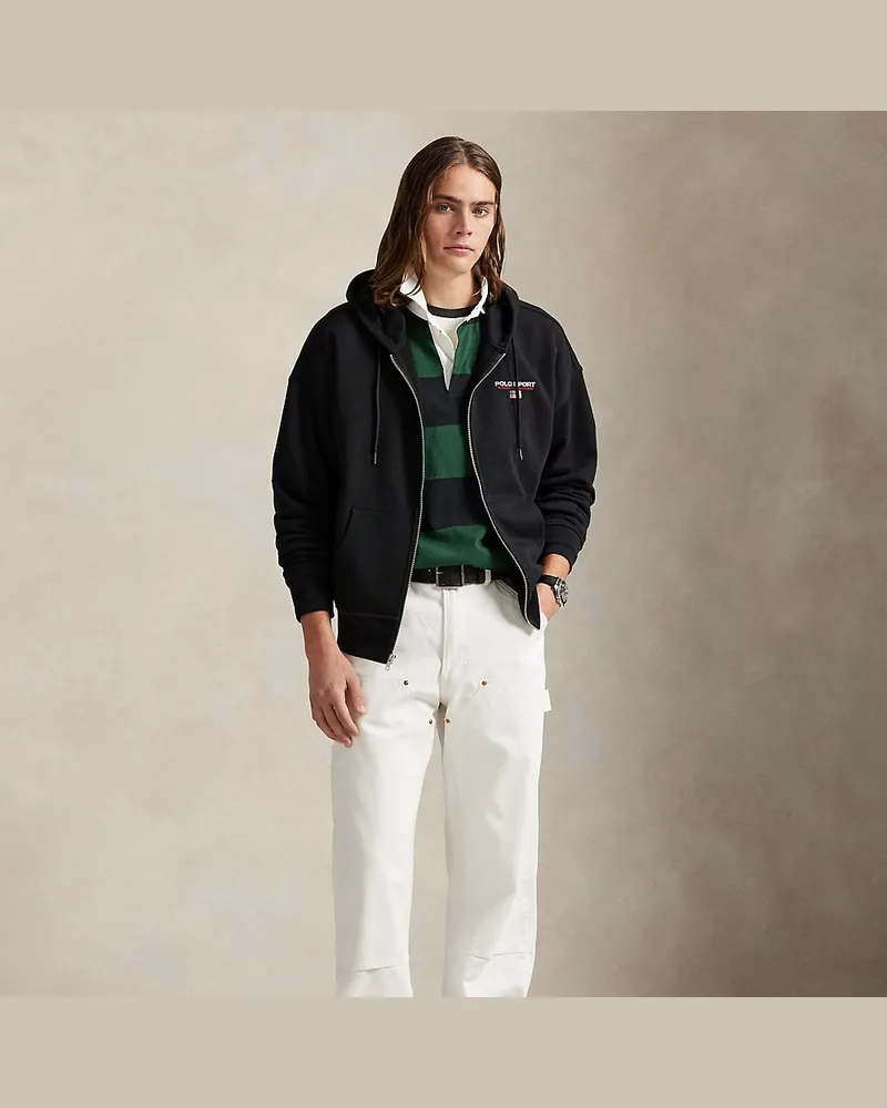 Ralph Lauren Relaxed-Fit Kapuzenpullover Polo Sport Black