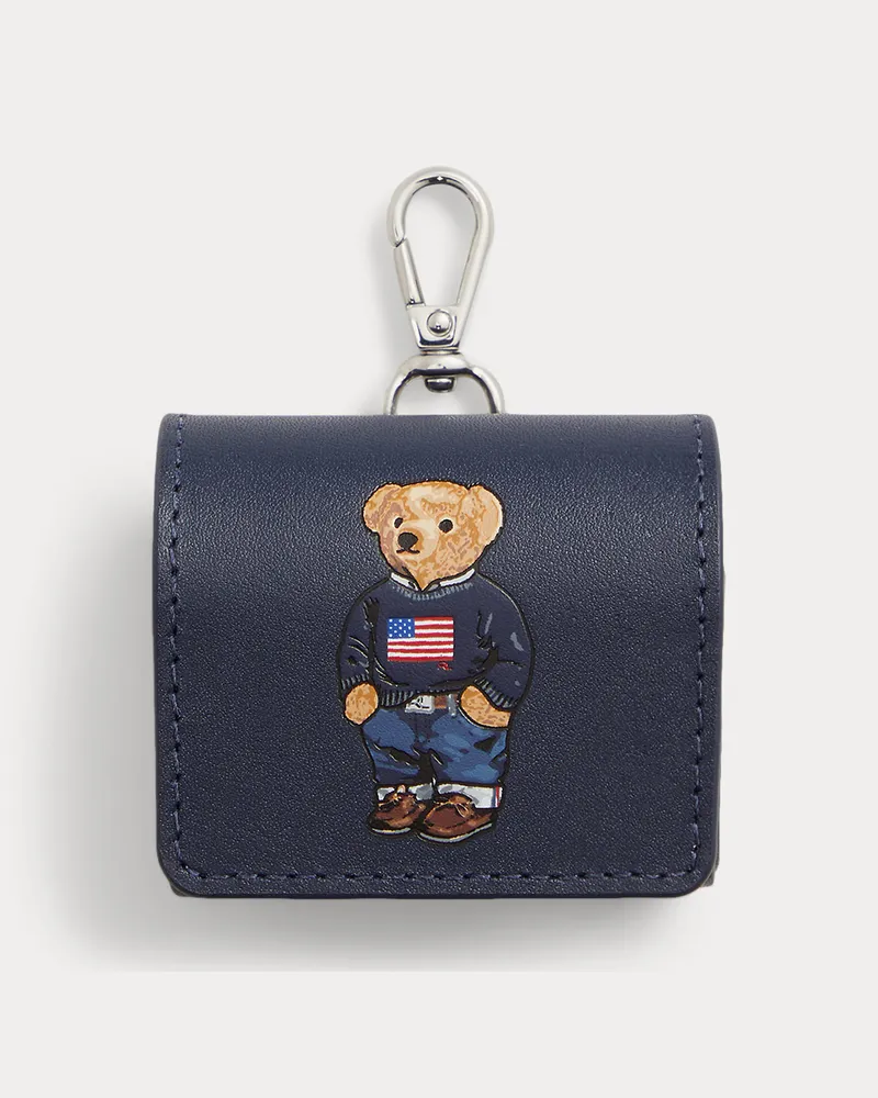 Ralph Lauren Polo-Bear-Lederetui für AirPods Pro 3 Blue