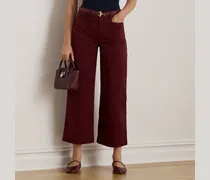 Chinohose in 3/4-Länge mit weitem Bein