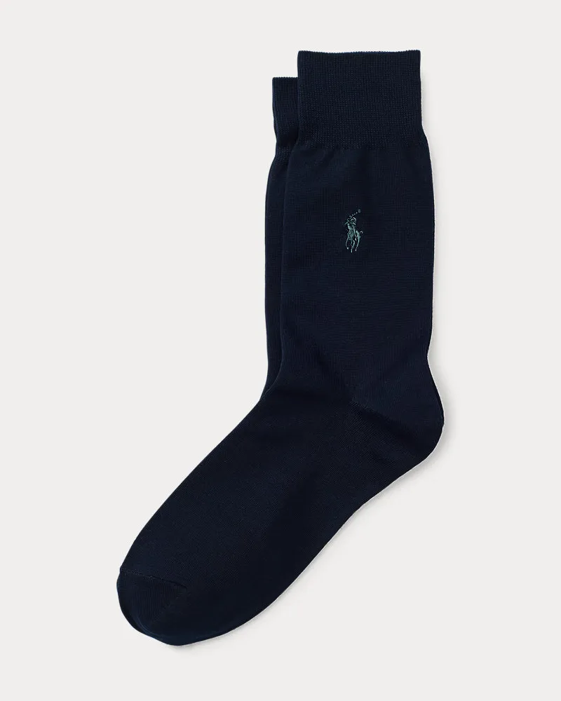 Ralph Lauren 2er-Pack Anzugsocken aus Baumwollgemisch Blue