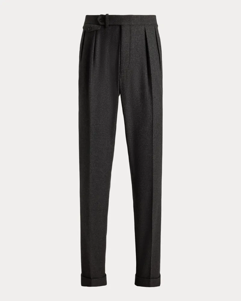 Ralph Lauren Handgeschneiderte Flanellhose Gregory Grey