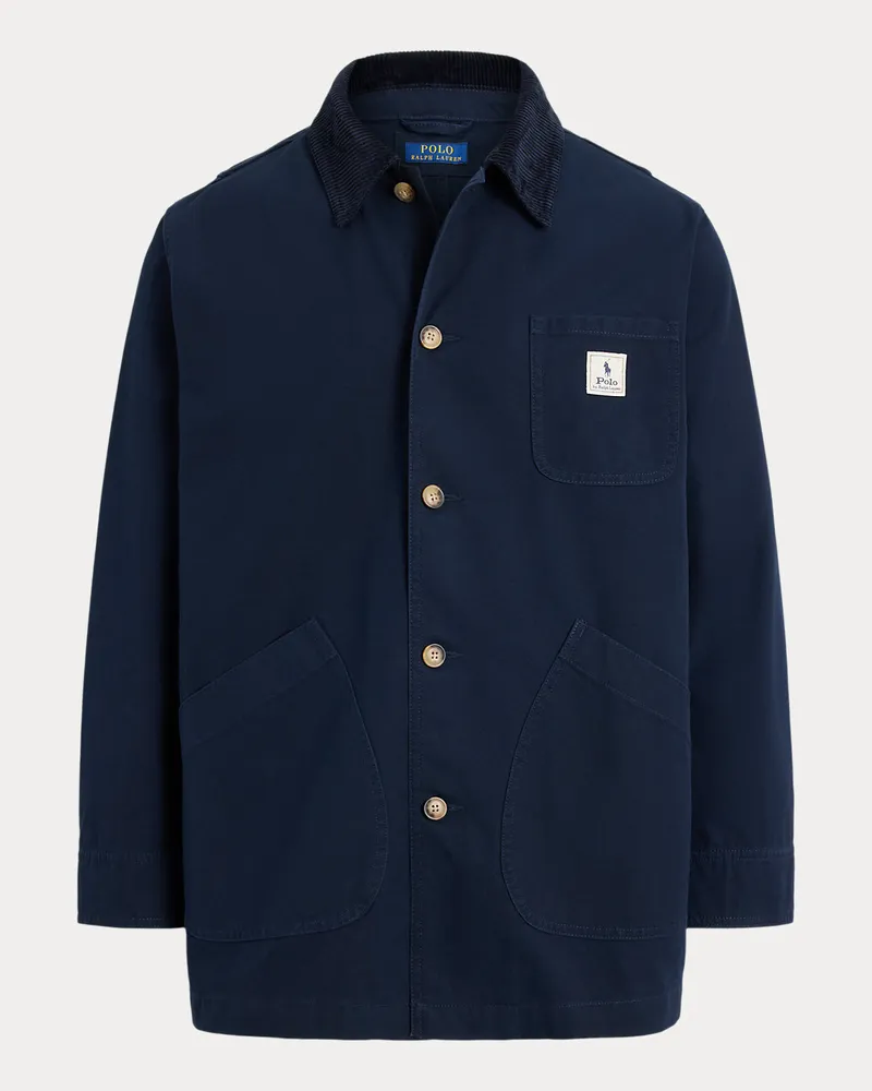 Ralph Lauren Steppjacke aus Baumwollsegeltuch Blue