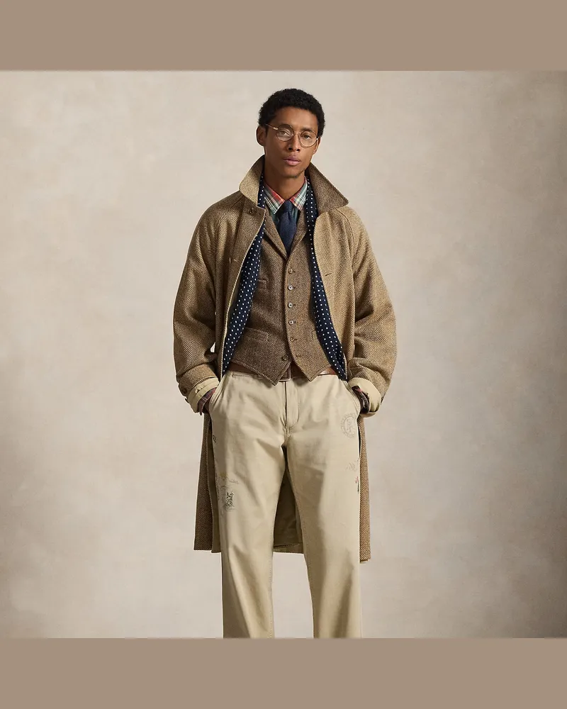 Ralph Lauren Wendbarer Balmacaan-Mantel Multi