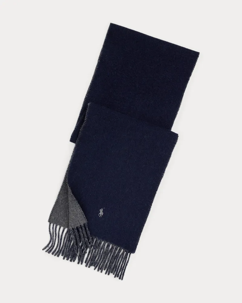Ralph Lauren Wendbarer Schal aus Wollmischung Grey