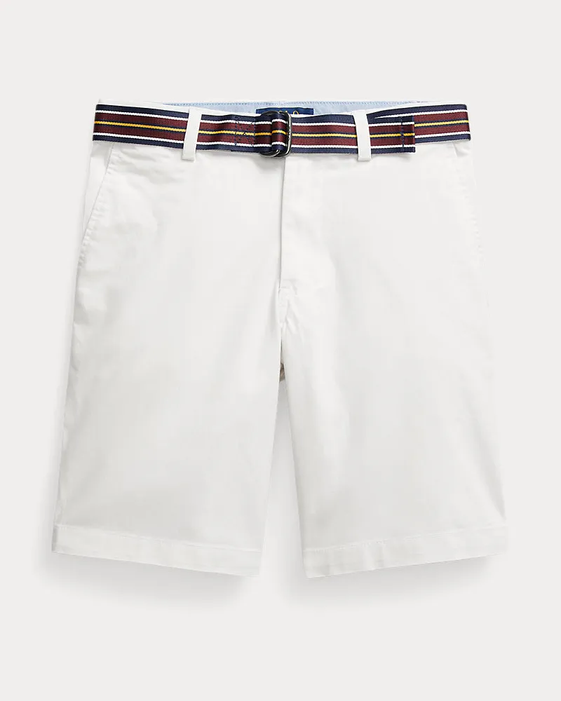 Ralph Lauren Straight-Fit Shorts aus Twill White