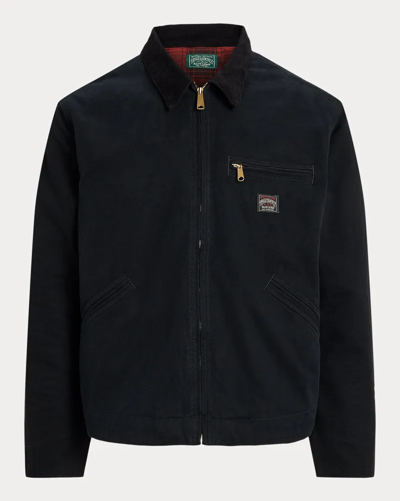 Ralph Lauren Jacke Polo Country aus Segeltuch Black