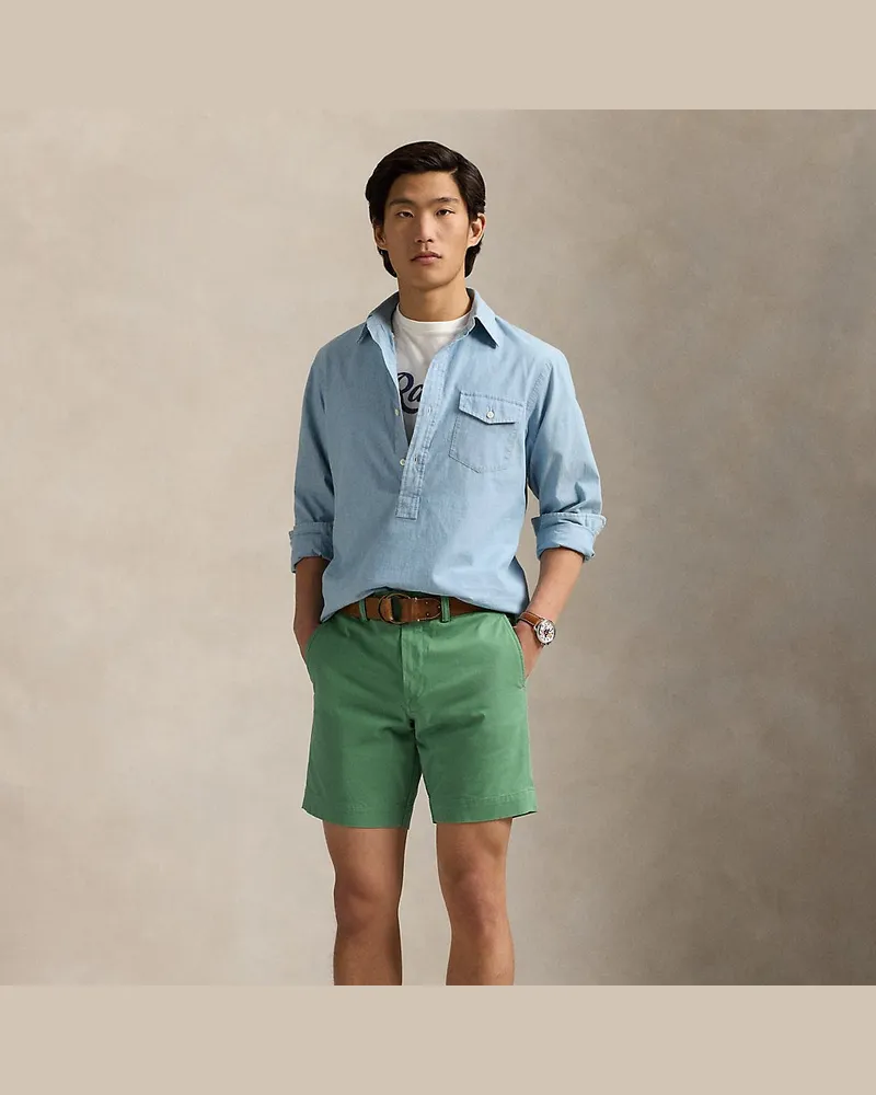 Ralph Lauren Stretch-Straight-Fit Chinoshorts Blue