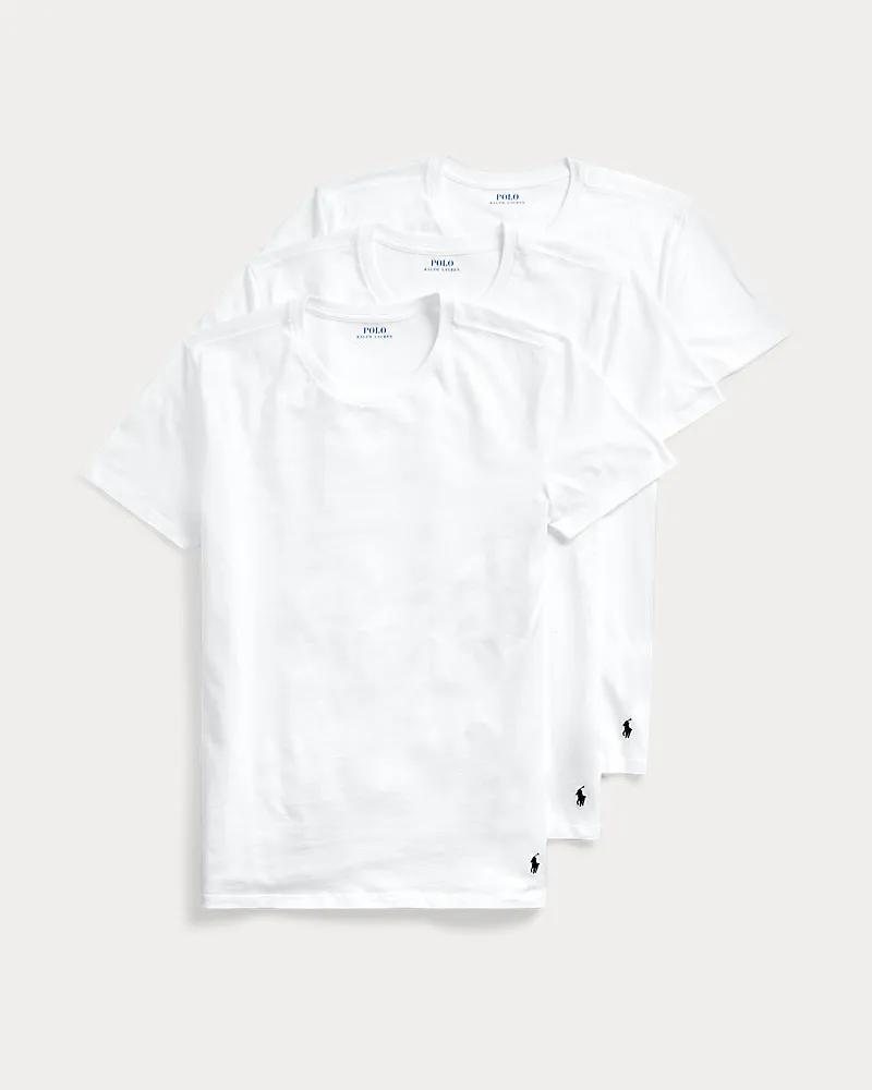 Ralph Lauren 3er-Pack Slim-Fit Rundhals-Unterhemden Multi