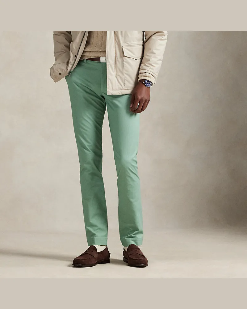 Ralph Lauren Chinohose Greenwich im Stretch-Slim-Fit Green