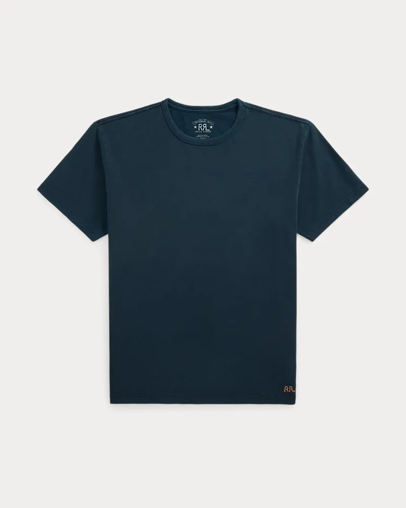 Ralph Lauren Relaxed-Fit T-Shirt aus schwerem Jersey Blue