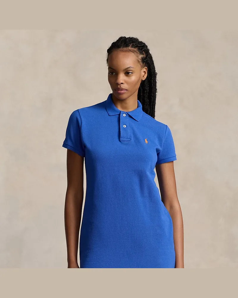 Ralph Lauren Polokleid aus Baumwollpiqué Blue