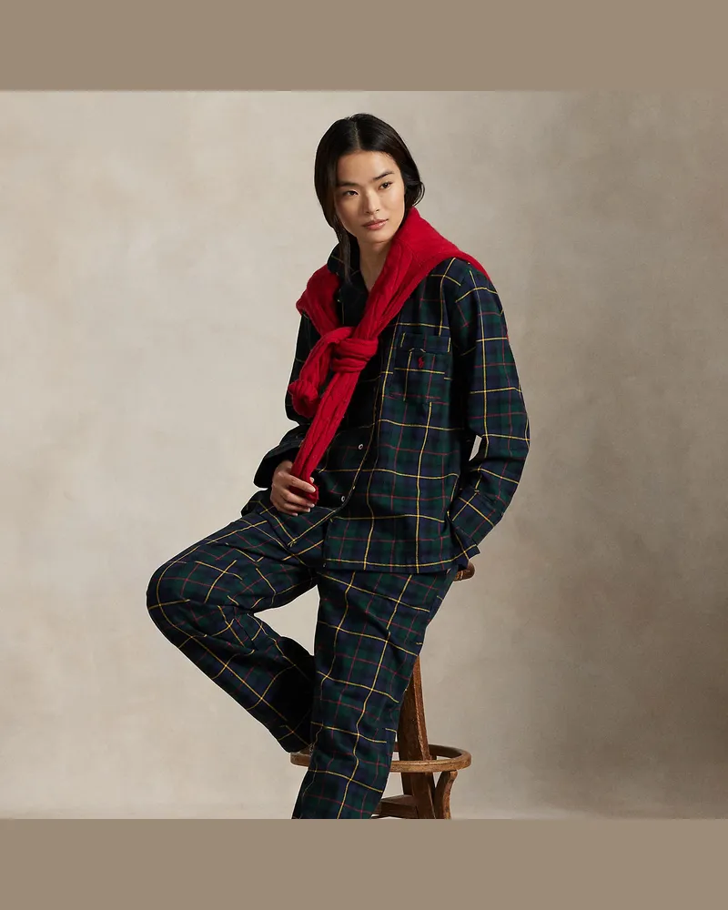 Ralph Lauren Karierter Pyjama aus Flanell Multi