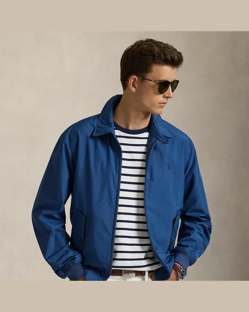 Ralph Lauren Die verstaubare Jacke Southland Blue