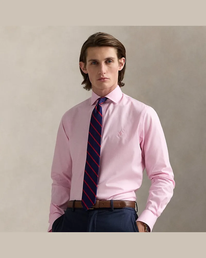 Ralph Lauren Strukturiertes Custom-Fit Hemd Pink