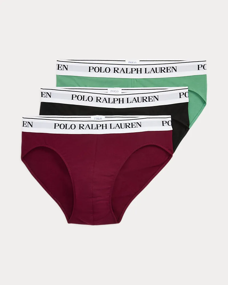 Ralph Lauren 3er Pack Baumwollslips Mit Stretch Multi