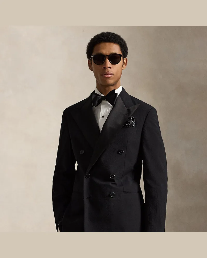 Ralph Lauren Tailored-Fit Smokingjacke Polo Soft Black