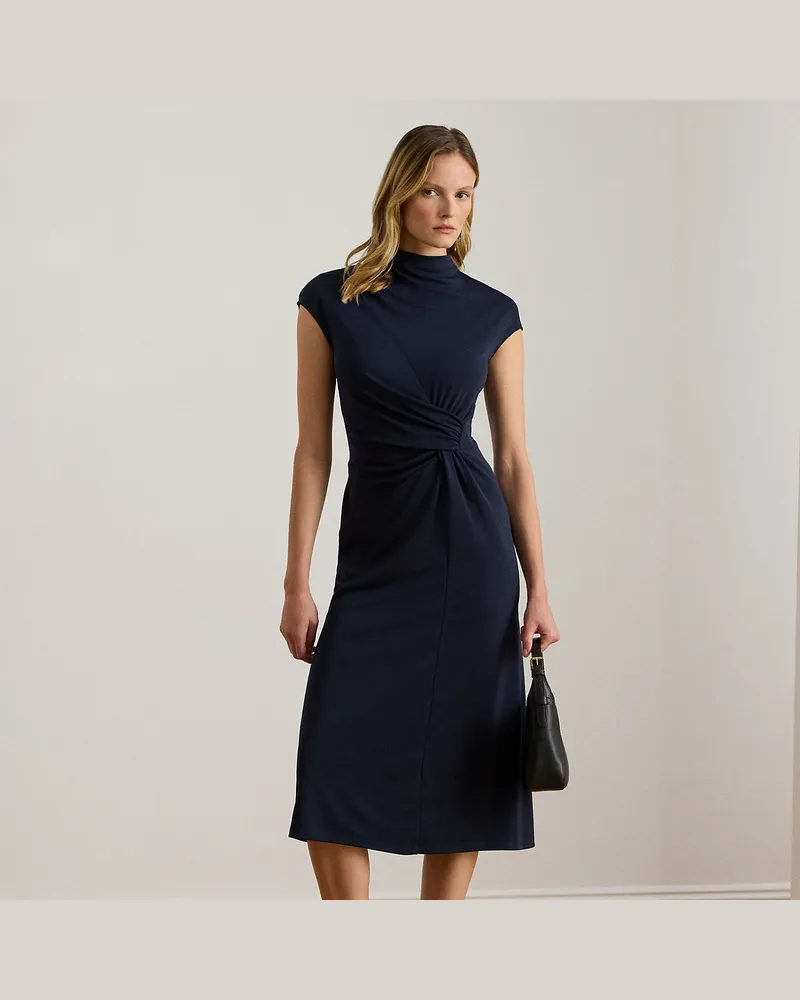 Ralph Lauren Jerseykleid mit Twist-Detail Blue