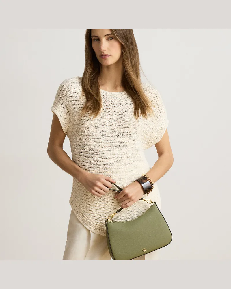 Ralph Lauren Mittelgroße Ledertasche Danni Green