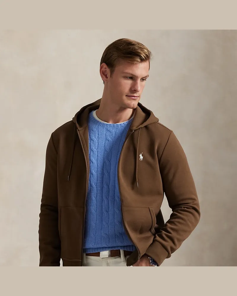 Ralph Lauren Doppellagige Kapuzenjacke Brown