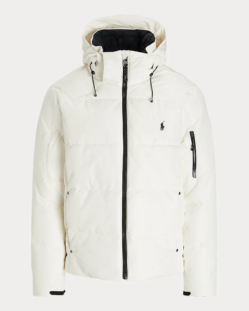 Ralph Lauren Daunenjacke mit Kapuze Cream