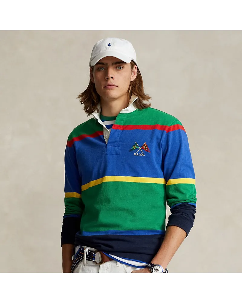 Ralph Lauren Gestreiftes Classic-Fit Jersey-Rugbyhemd Multi