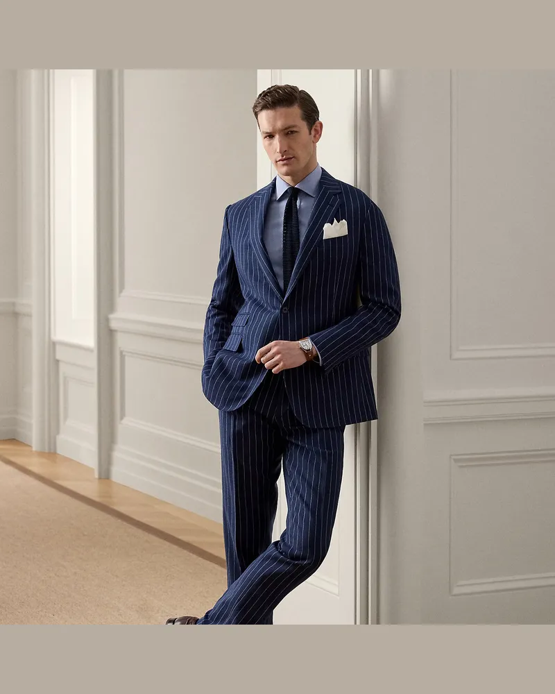 Ralph Lauren Handgeschneiderte Hose Gregory Blue