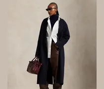 Wollmantel mit Nadelstreifen