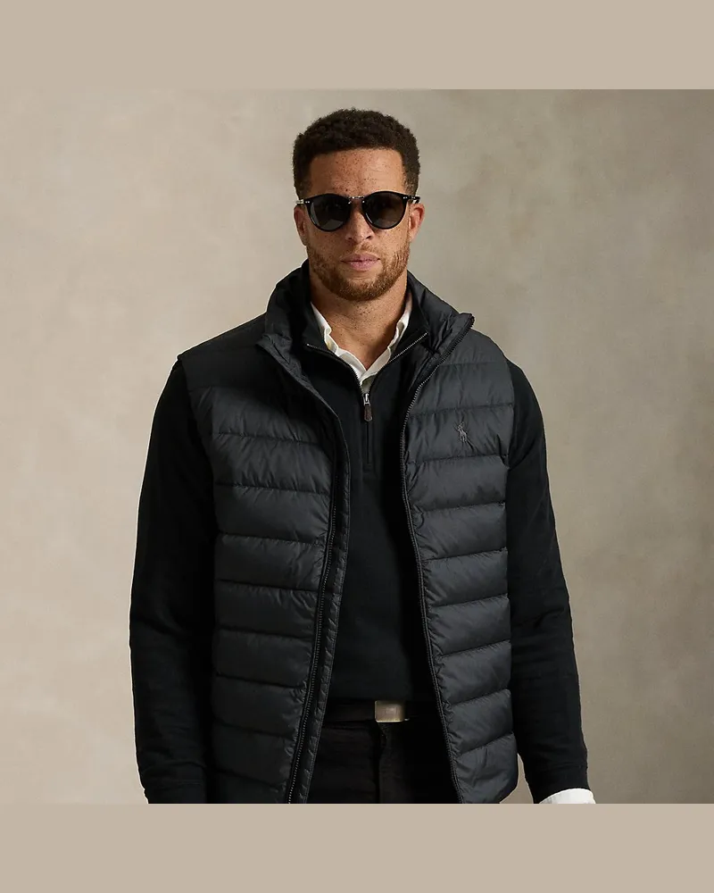 Ralph Lauren Große Größen - Die verstaubare Daunenweste Colden Black