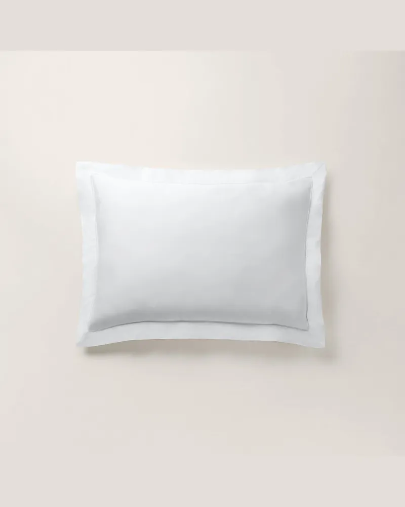 Ralph Lauren Home Dekokissenbezug aus Baumwollatlas White