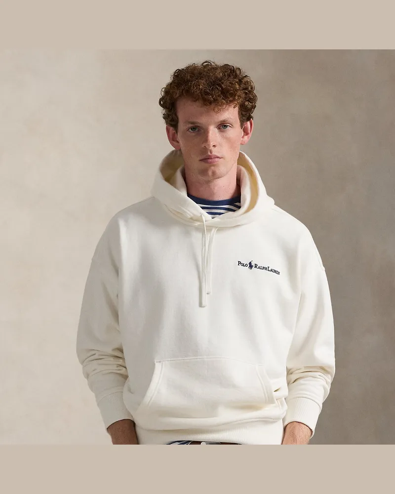 Ralph Lauren Relaxed-Fit Kapuzenpullover aus Fleece White