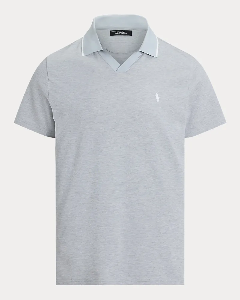Ralph Lauren Tailored-Fit Performance-Poloshirt Grey