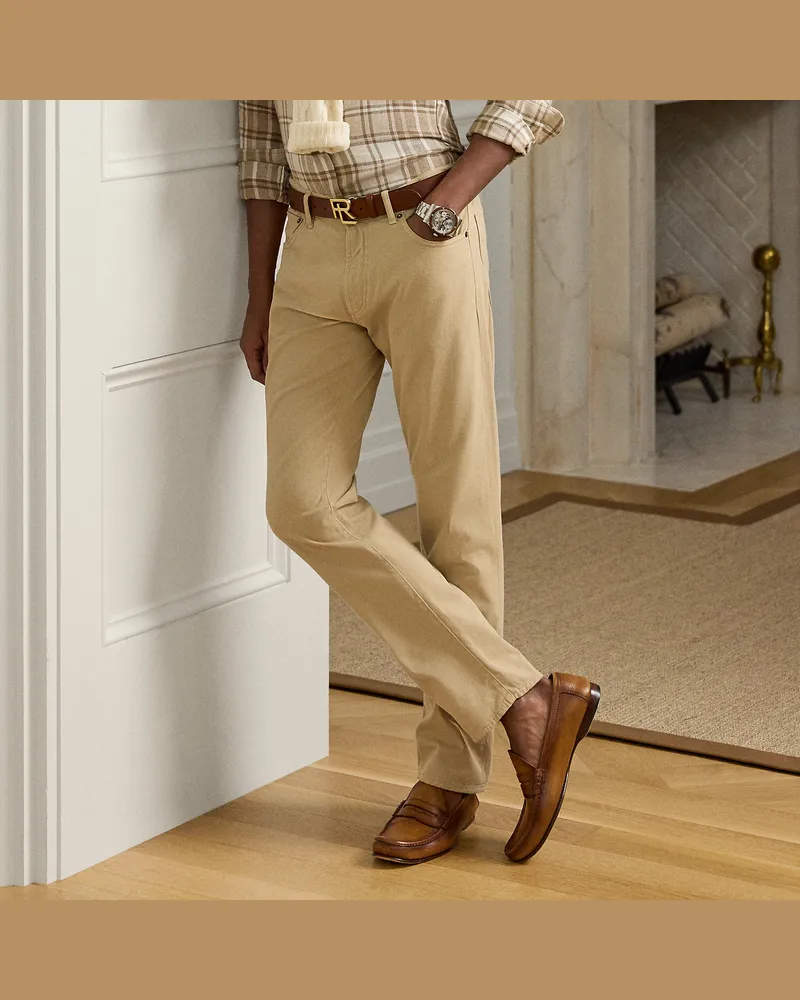 Ralph Lauren Slim-Fit Twillhose mit Stretch Brown