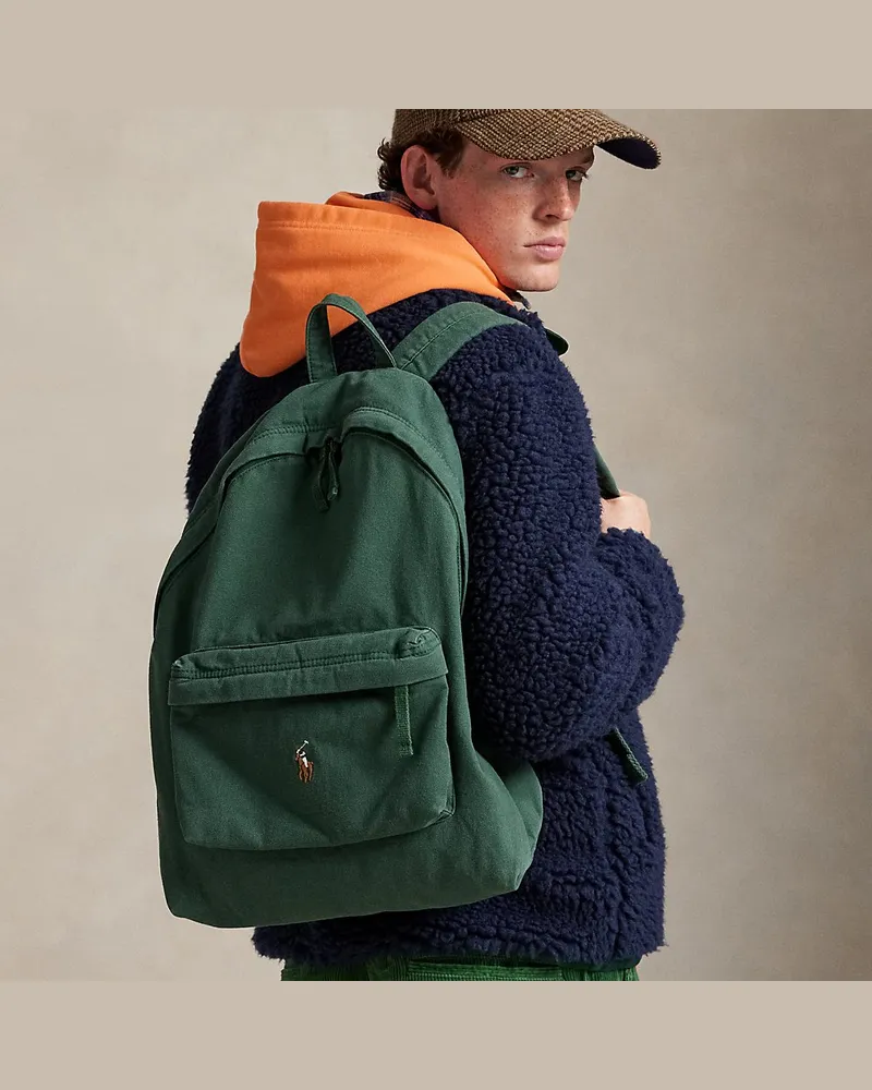 Ralph Lauren Segeltuch-Rucksack Green