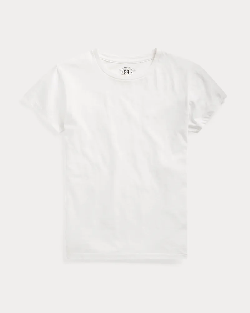 Ralph Lauren T-Shirt aus Baumwolljersey White