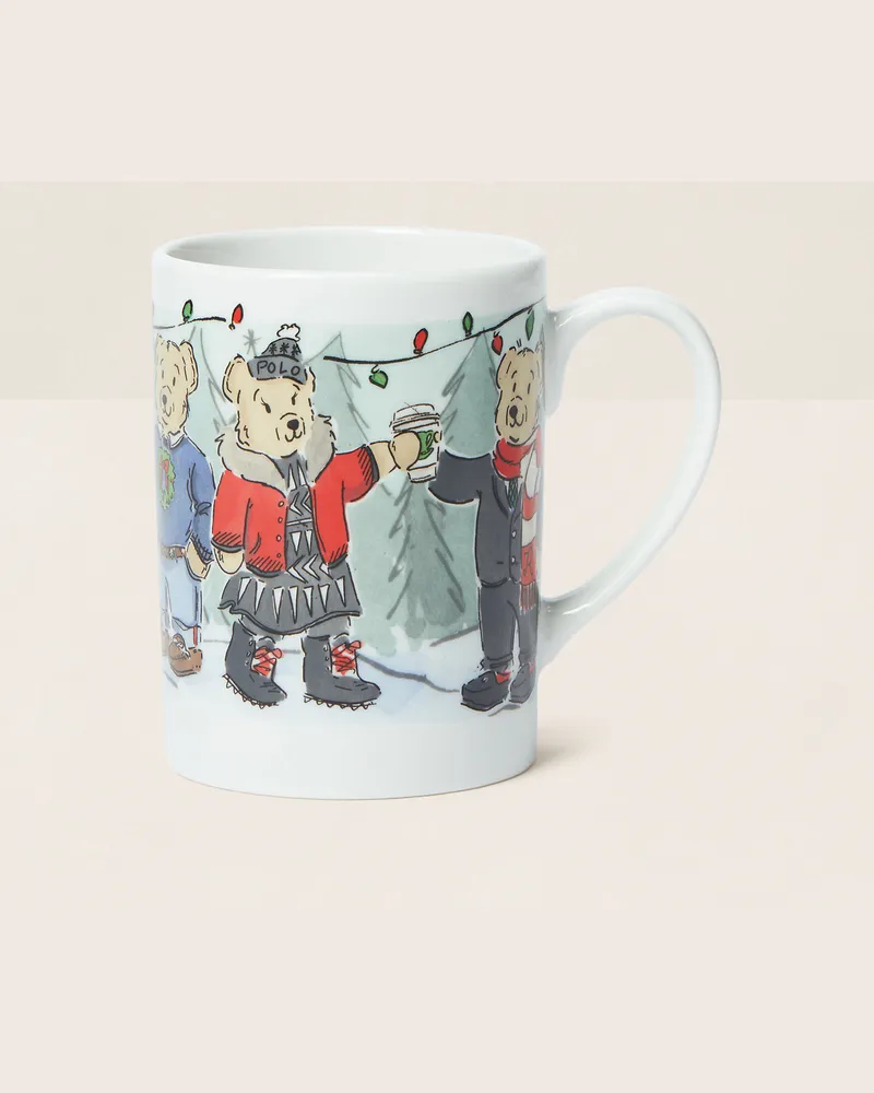 Ralph Lauren Home Tasse „ Ralph Lauren’s Coffee“ mit Polo Bear Red