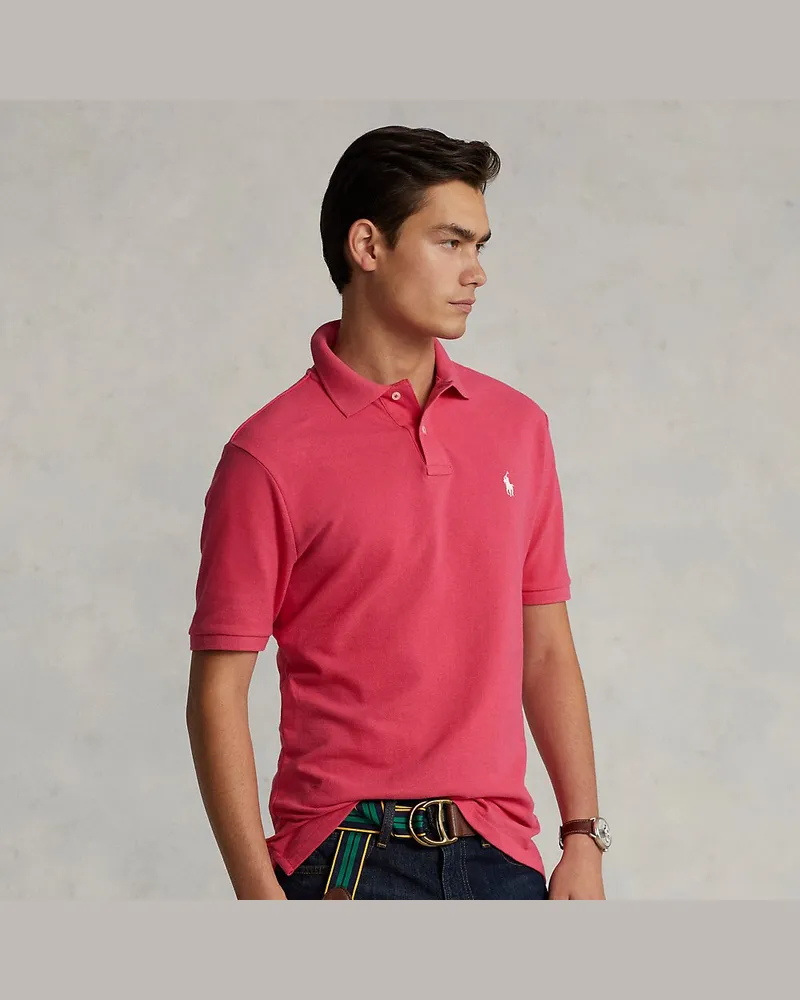 Ralph Lauren Slim-Fit Poloshirt aus Piqué Pink