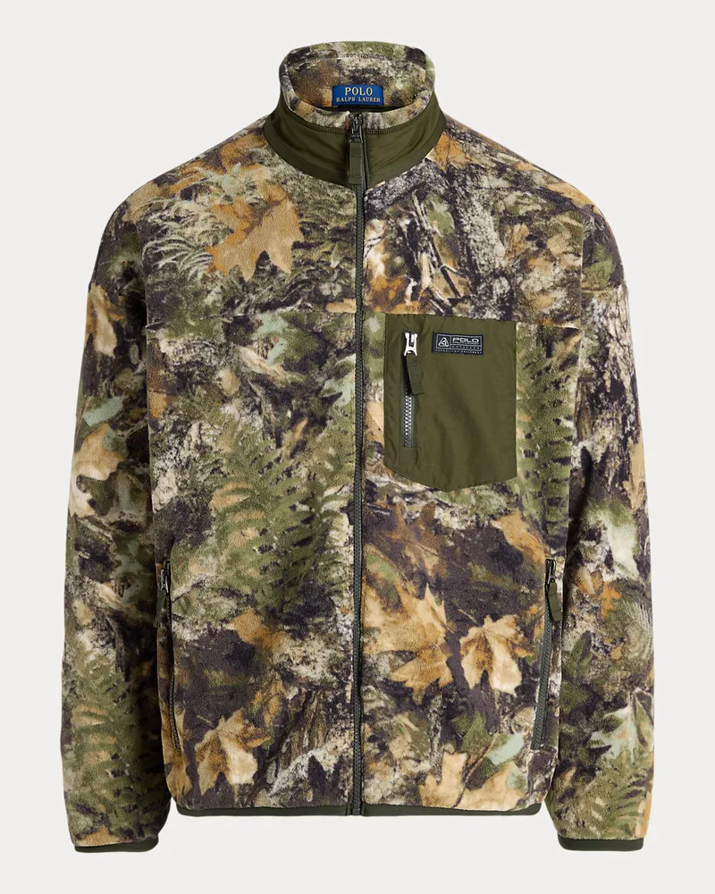 Ralph Lauren Relaxed-Fit Fleecejacke mit Waldmuster Multi