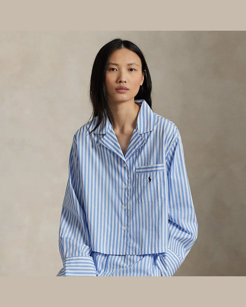 Ralph Lauren Pyjama mit kurzem Hemd und Shorts Multi