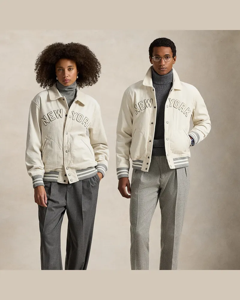 Ralph Lauren Jacke Polo  Ralph Lauren Lauren Yankees Cream