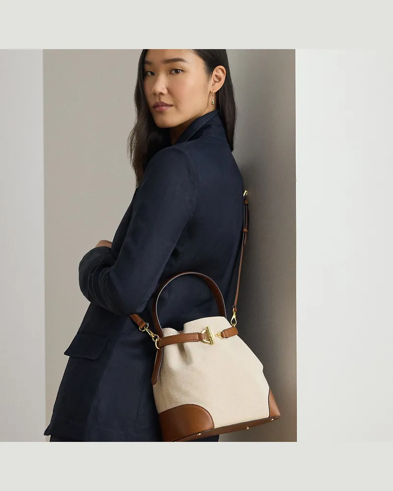 Ralph Lauren Beuteltasche Blaike aus Segeltuch Natural