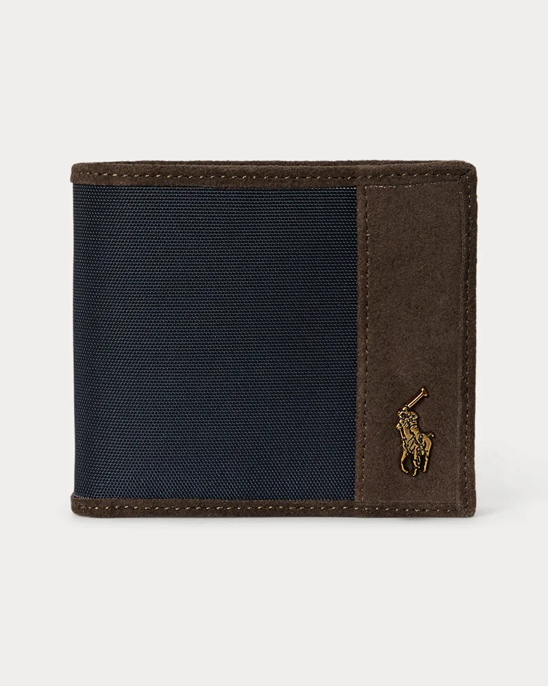 Ralph Lauren Brieftasche mit Wildlederbesatz Multi