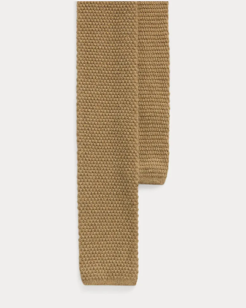 Ralph Lauren Strickkrawatte aus Kaschmir Brown