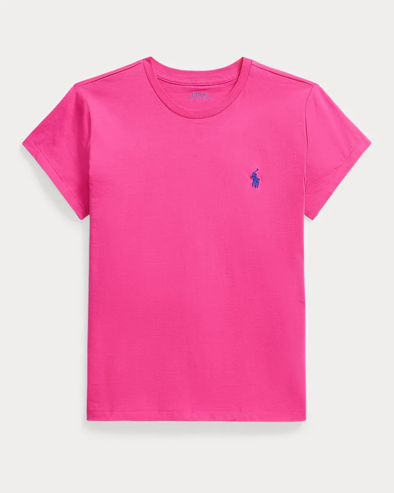 Ralph Lauren T-Shirt aus Baumwolljersey Pink